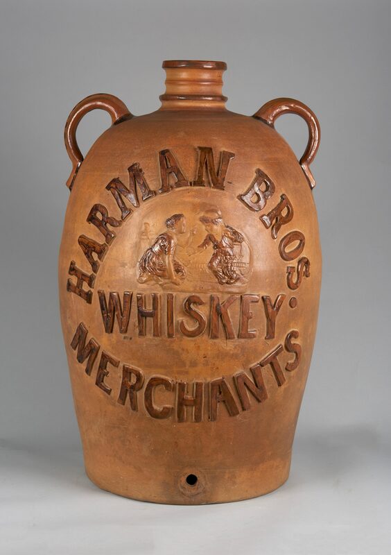 Harman Brothers Whisky Merchants, Staunton Virginia ​Stoneware Cooler