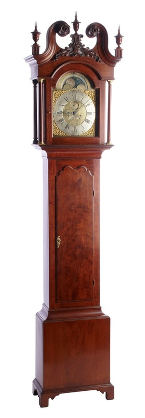 TALL CASE CLOCK BY HUGH BIGHAM MARSH CREEK (NOW GETTYSBURG) PA CIRCA 1770