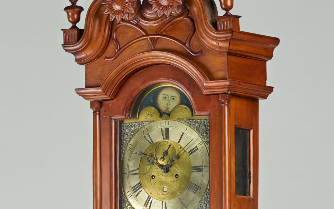 Tall Case Clock by John Fisher of Yorktown